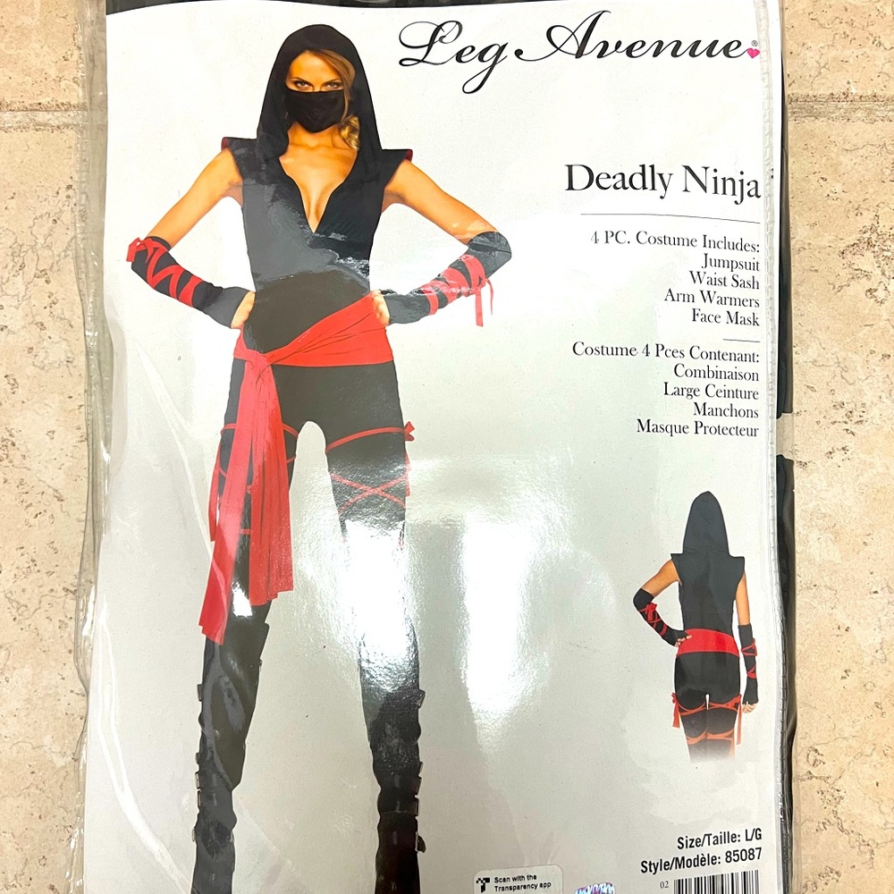 Deadly Ninja Halloween Costume